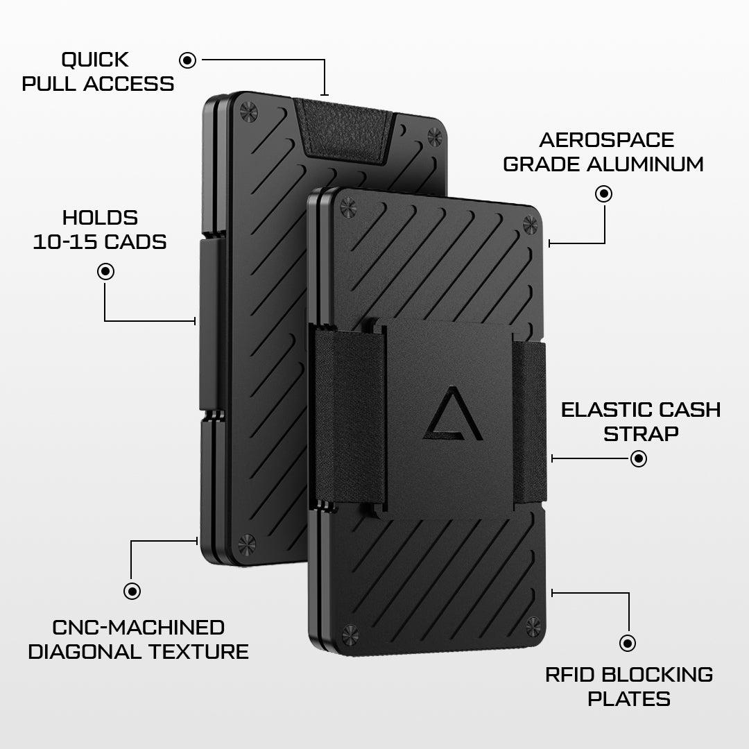 ARMOTECH Wallet | VEKTOR | CNC Machined Aluminum | EDC Series