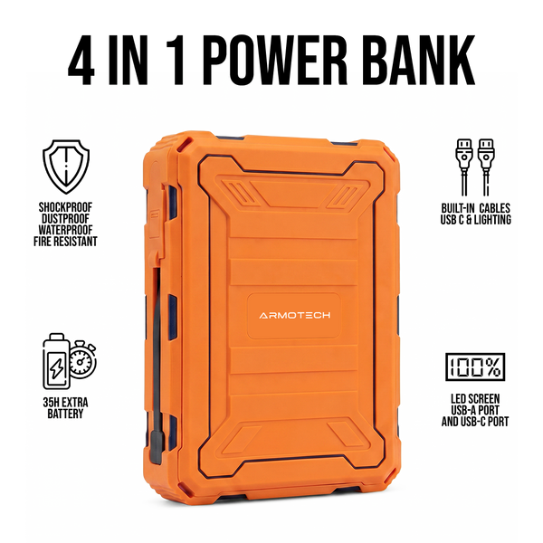 Outlast - Power Bank + Free Paracord Cable