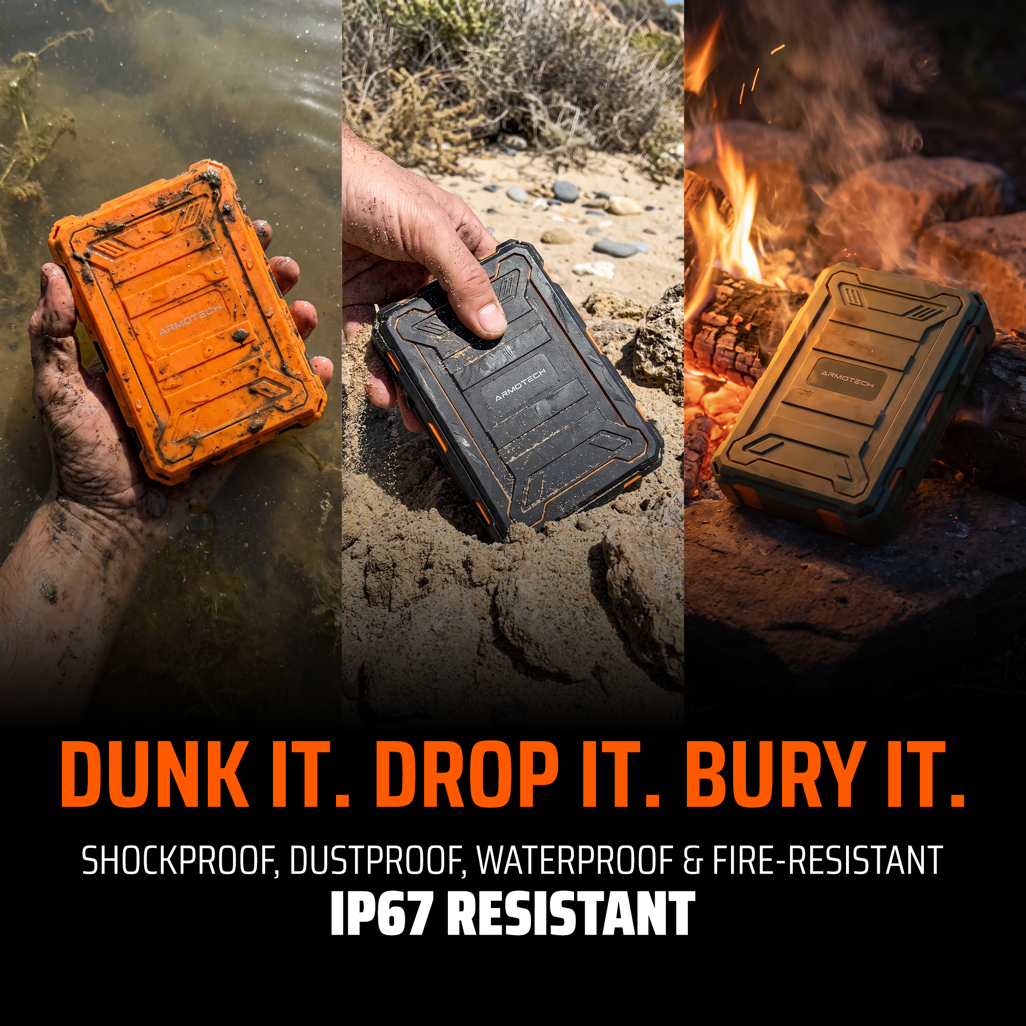 Outlast - Power Bank + Free Paracord Cable